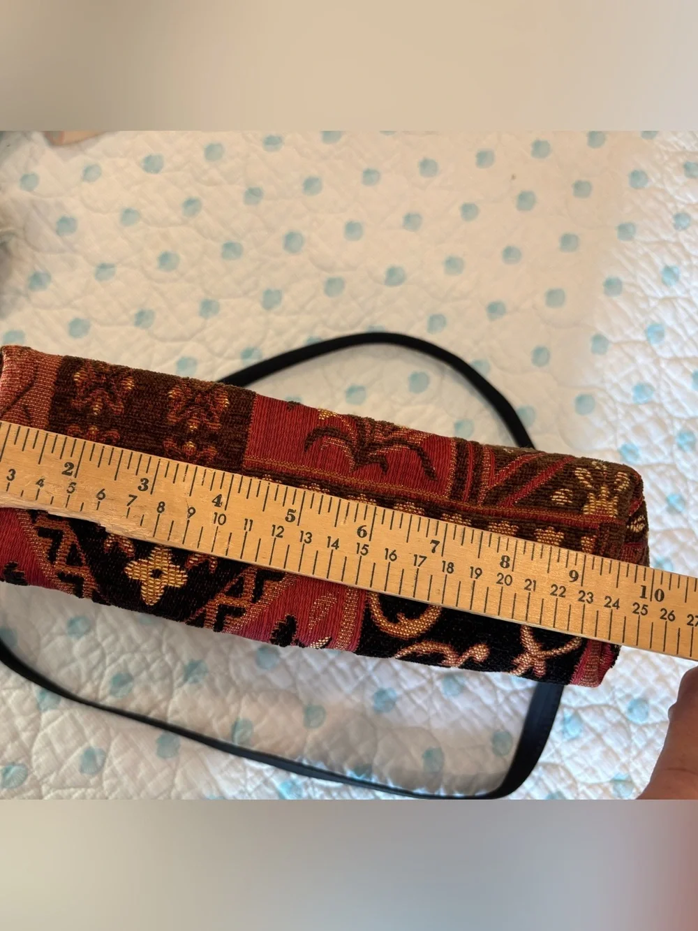 Danny K USA Woven Tapestry Crossbody Bag Boho Southwestern Patchwork Purse